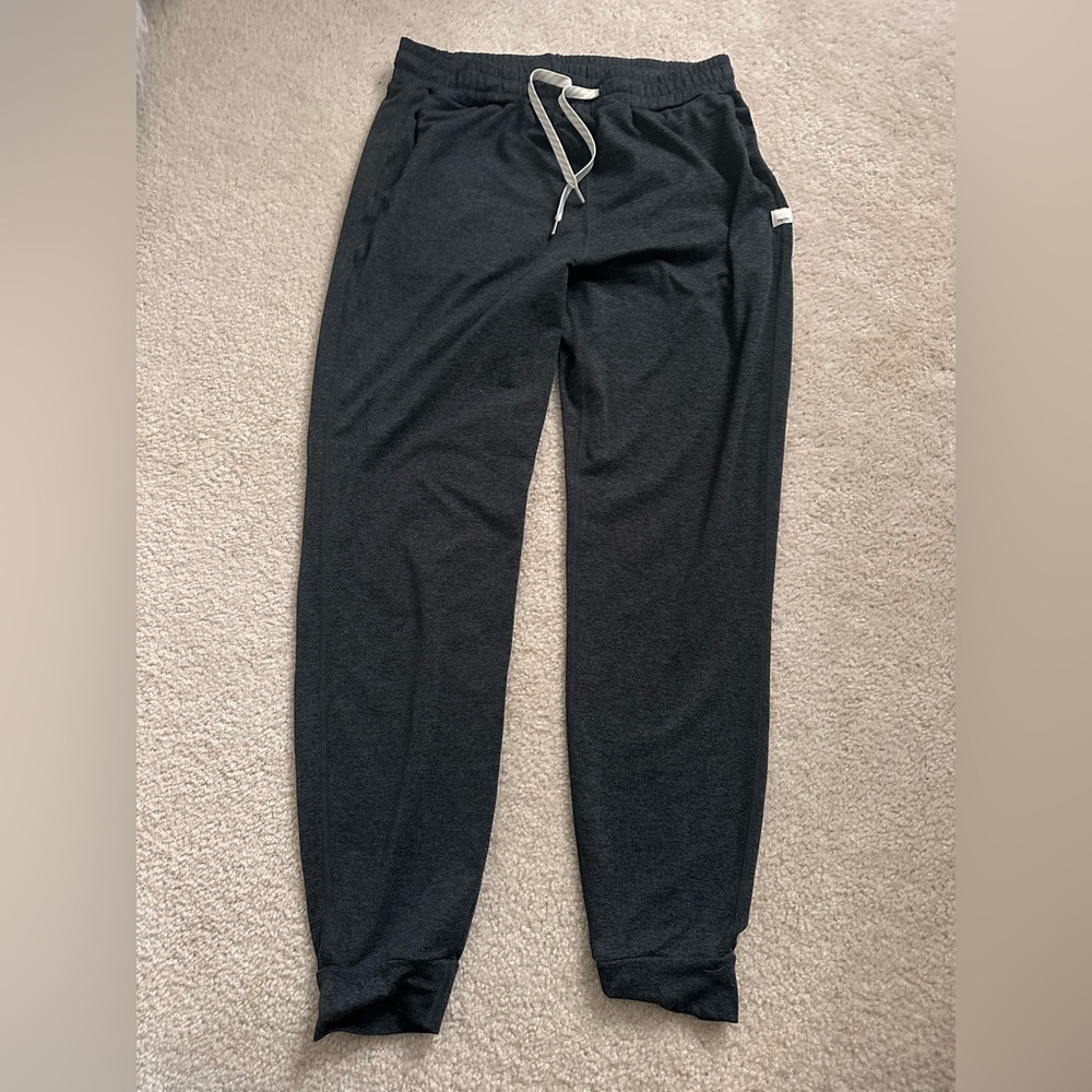 Vuori Performance Joggers Long Small Charcoal Heather - Picture 5 of 8